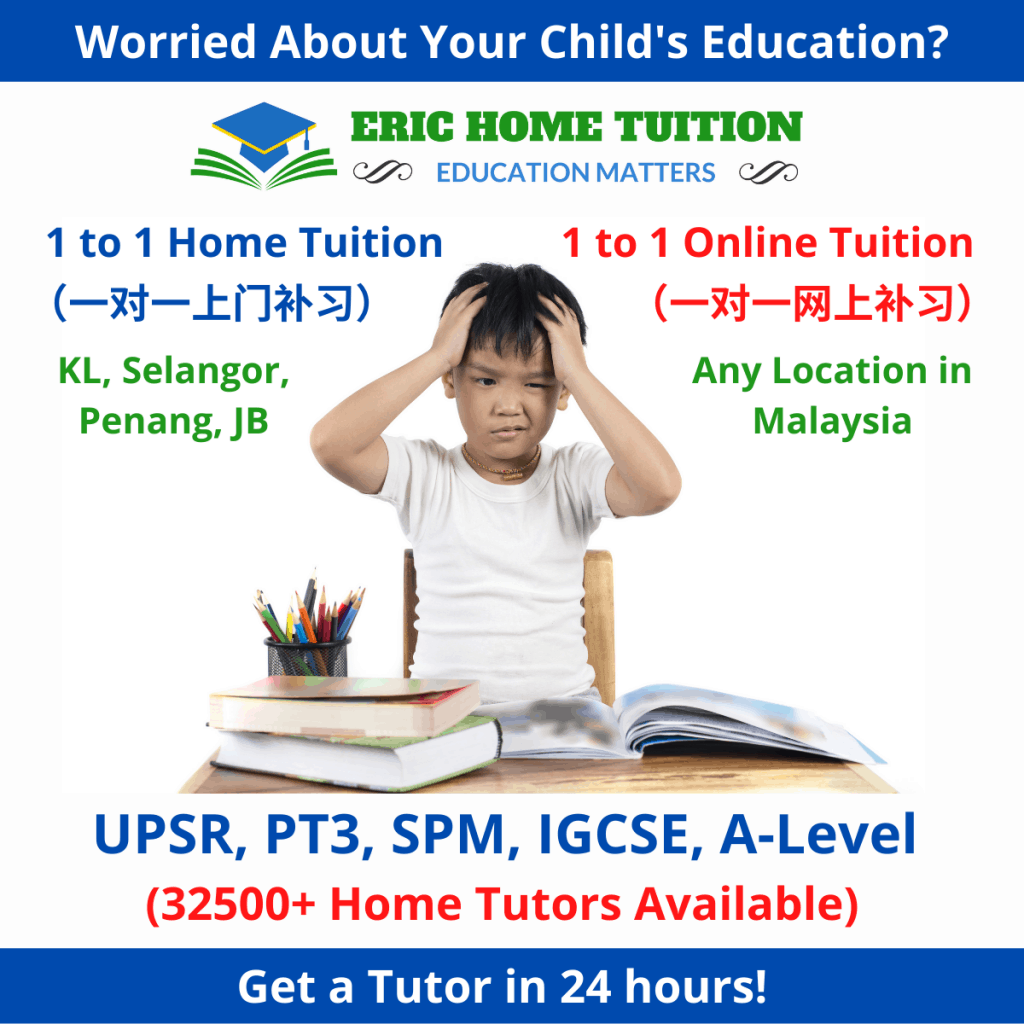 1 to 1 home tuition/ online tuition malaysia