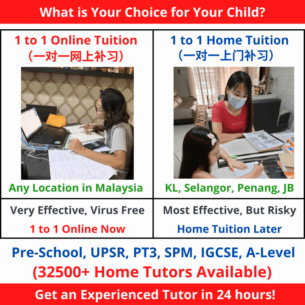 1 to 1 home tuition/ online tuition malaysia1 to 1 home tuition/ online tuition malaysia
