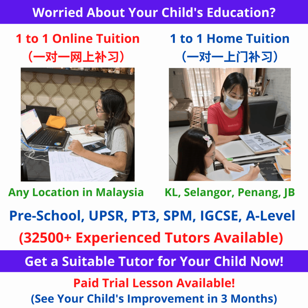1 to 1 home tuition/ online tuition malaysia1 to 1 home tuition/ online tuition malaysia